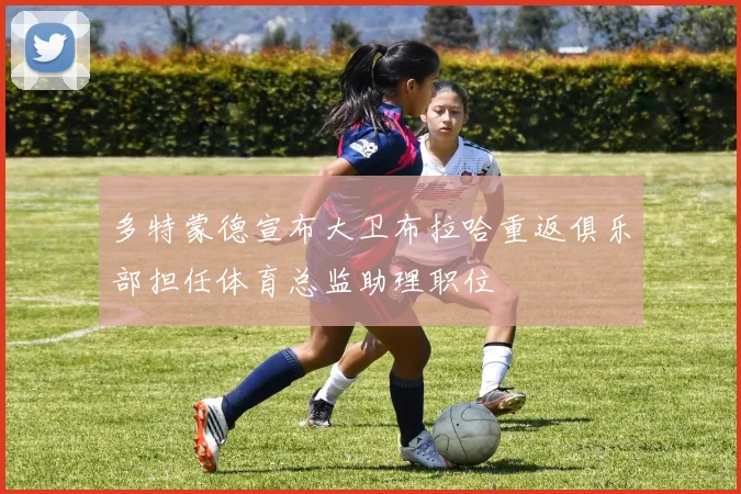 多特蒙德宣布大卫布拉哈重返俱乐部担任体育总监助理职位